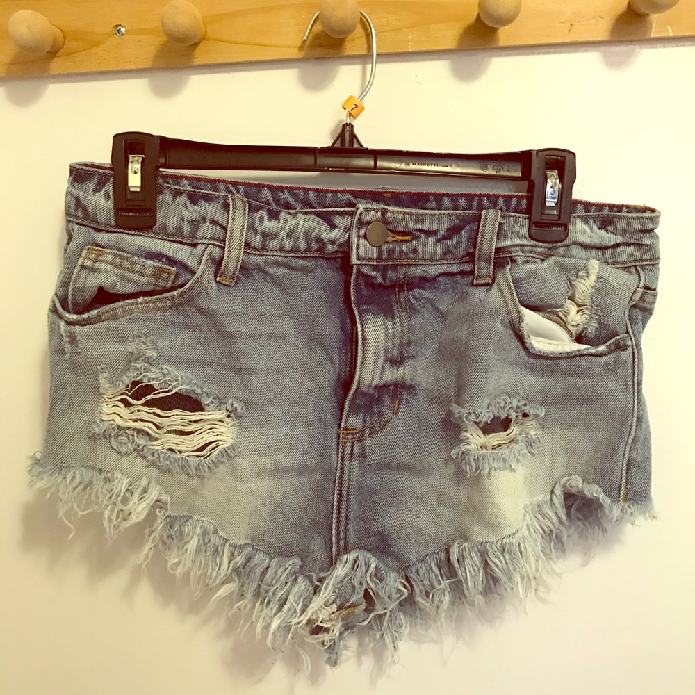 Festival cut off jean shorts!